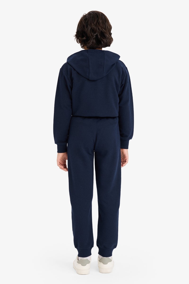 DeFacto Blue Boy Boy Basic Pique Elastic Waist Sweatpants Casual - Image 5